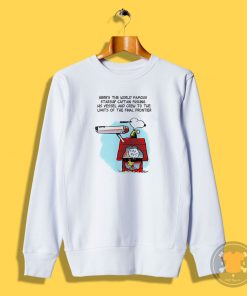 Star Trek Snoopy And Woodstock Sweatshirt