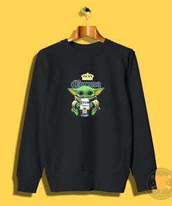 Star War Baby Yoda Hug Corona Extra Beer Sweatshirt