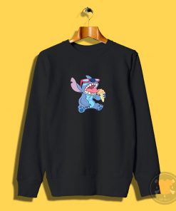 Stitch Eat Ice Cream Funny Sweatshirt