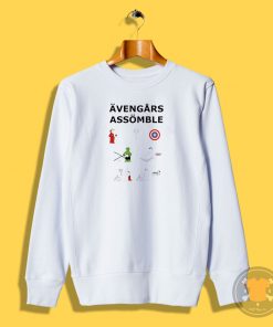 Superheroes Assembling Sweatshirt