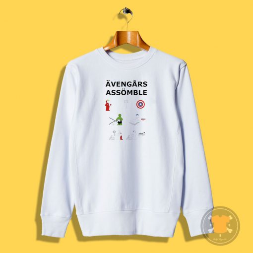 Superheroes Assembling Sweatshirt