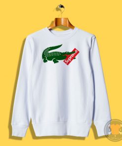 Supreme X Lacoste Collab Sweatshirt