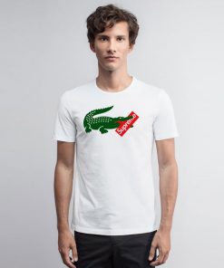 Supreme X Lacoste Collab T Shirt