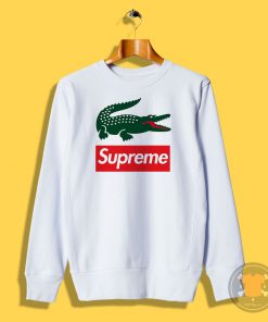 Supreme x Lacoste Parody Sweatshirt