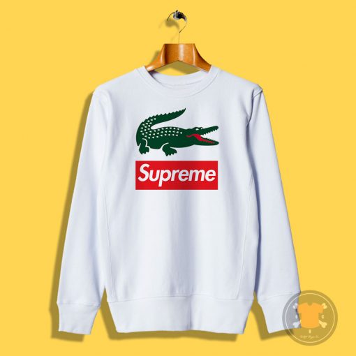 Supreme x Lacoste Parody Sweatshirt