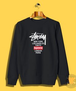 Supreme x Stussy Collab Sweatshirt