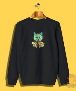 Taco Pizza Cat Sweatshirt