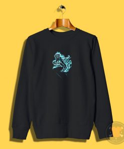 Teacher Blue Fire Sweatshirt