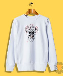 The Deer God sumi e Sweatshirt