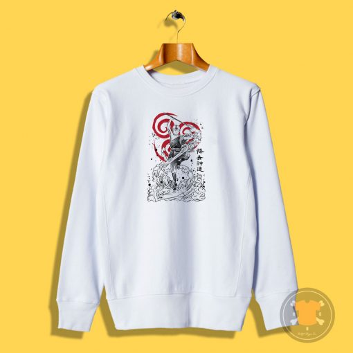 The Power of the Air Nomads sumi e Sweatshirt