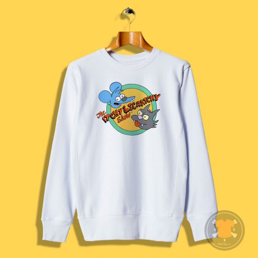 The Simpsons Itchy and Scratchy Show Sweatshirt