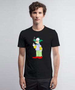 The Simpsons Krusty Clown Smoking T Shirt