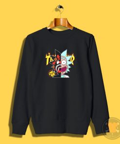 Thrasher Bape Rick Morty Sweatshirt