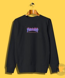 Thrasher Blue Flame Sweatshirt