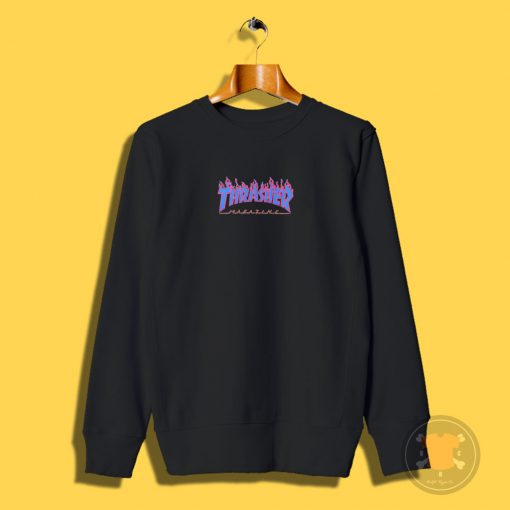 Thrasher Blue Flame Sweatshirt