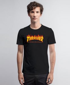 Thrasher Flame Magazine T Shirt