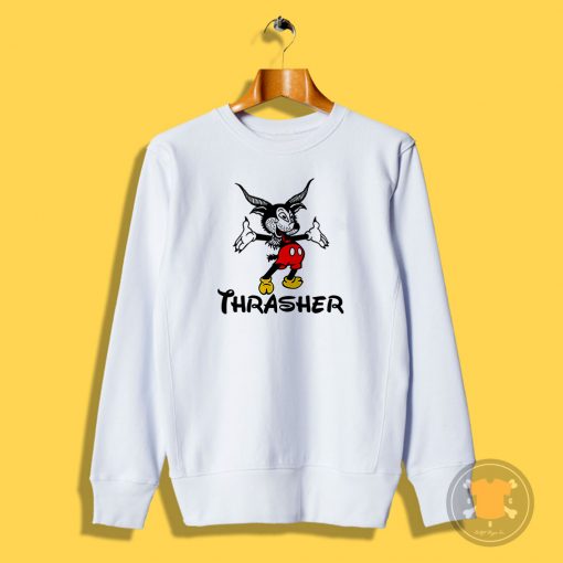 Thrasher Goat Mickey Mouse Sweatshirt