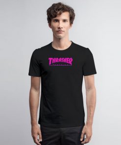 Thrasher Pink Flame T Shirt