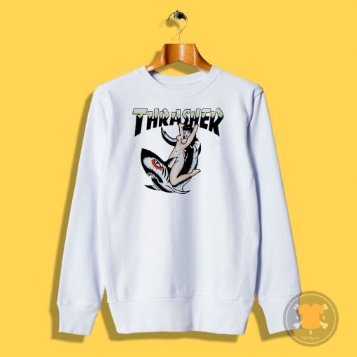 Thrasher Shark Tattoo Sweatshirt