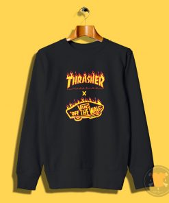 Thrasher x Vans Flame Collaboration Sweatshirt