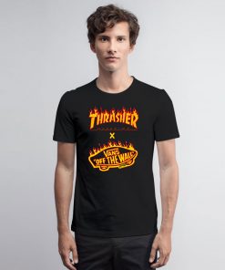 Thrasher x Vans Flame Collaboration T Shirt