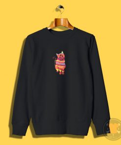 Trippy cat v4 Sweatshirt