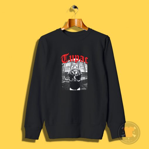 Tupac Birds Vintage Retro Sweatshirt