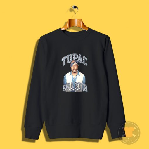 Tupac Shakur Glitter Sweatshirt