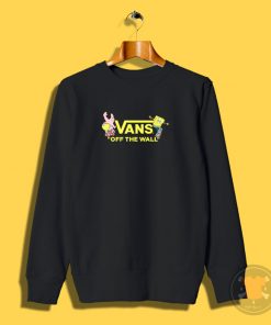 Vans Spongebob Squarepants Collaboration Yellow Sweatshirt