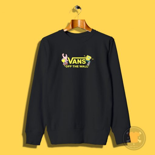 Vans Spongebob Squarepants Collaboration Yellow Sweatshirt