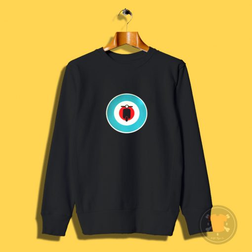 Vespa Logo Moped Retro Sweatshirt