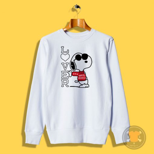 Vintage 70s Worlds Greatest Lover Snoopy Sweatshirt