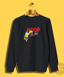 Vintage Garfield HOOP DU JOUR Black Sweatshirt