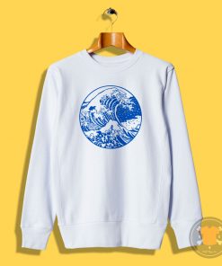 Vintage Great Wave Off Kanagawa Sweatshirt