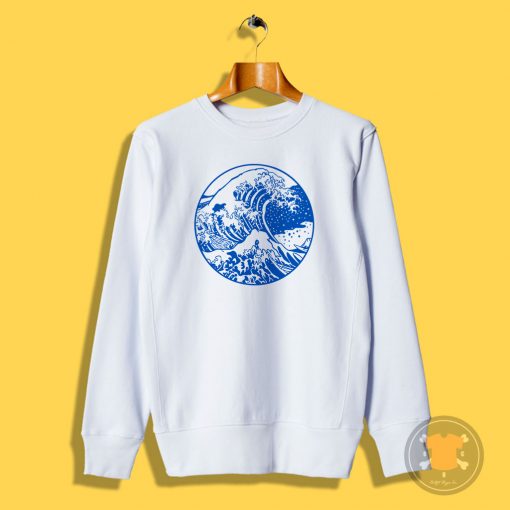 Vintage Great Wave Off Kanagawa Sweatshirt