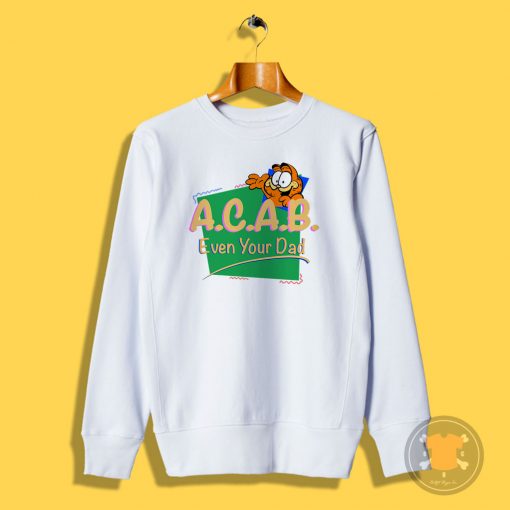 Vintage inspired ACAB Garfield Sweatshirt