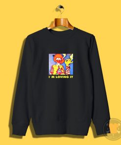 Weed Smoking Clown Sweatshirt