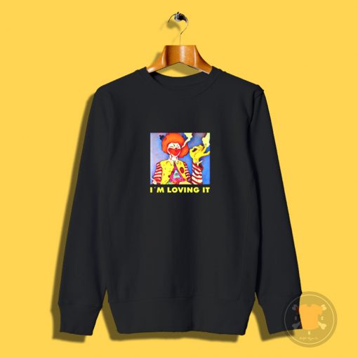 Weed Smoking Clown Sweatshirt