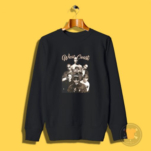 West Coast Hip Hop Legends 2Pac Compton Rappers Sweatshirt