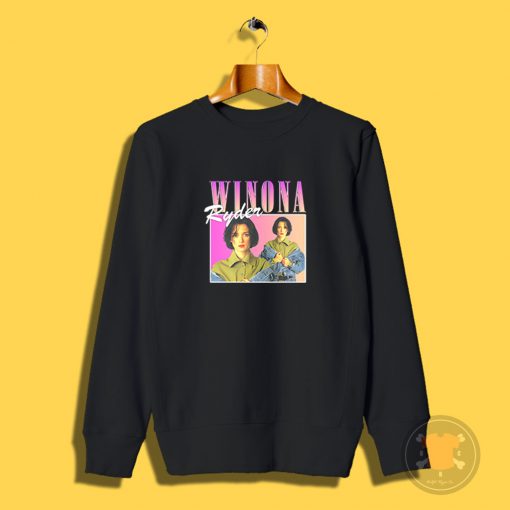 Winona Ryder Vintage Retro Sweatshirt