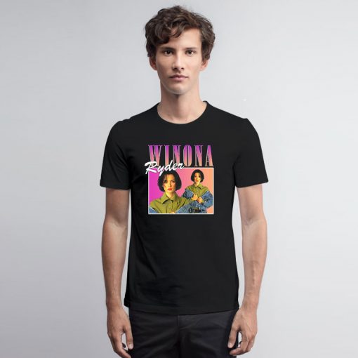 Winona Ryder Vintage Retro T Shirt