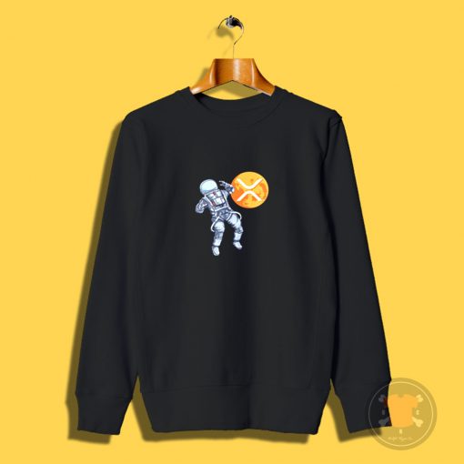 XRP Ripple Astronaut To The Moon Sweatshirt