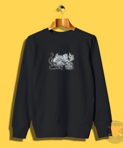 Zen Koi Tattoo White Sweatshirt