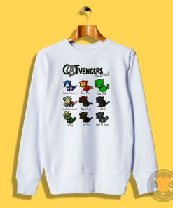 cat vengers assemble hero black Sweatshirt