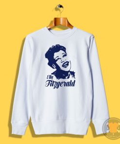 ella fitzgerald design canvas Sweatshirt