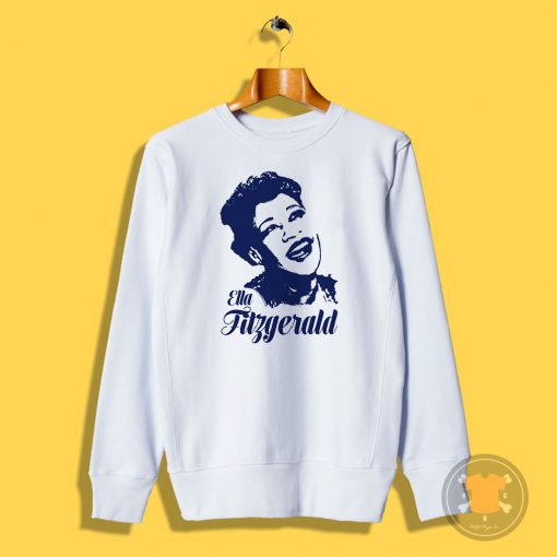 ella fitzgerald design canvas Sweatshirt