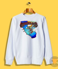 grateful dead surfing skeleton Sweatshirt