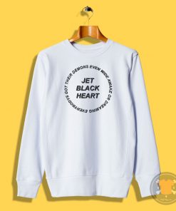 jet black heart 5 seconds of summer Sweatshirt