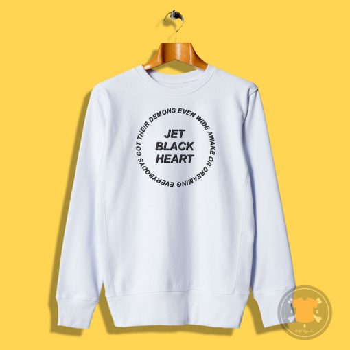 jet black heart 5 seconds of summer Sweatshirt