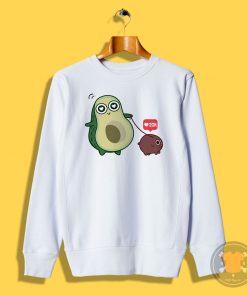 kawaii Avocado Dog Sweatshirt